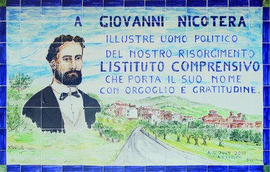 Targa commemorativa di Giovanni Nicotera nel 150° anniversario dell’Unità d’Italia